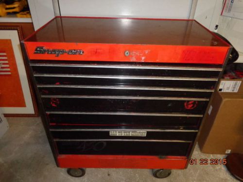 Snap on tool box cart equipment cabinet on wheels no key 7 drawers made in usa for sale