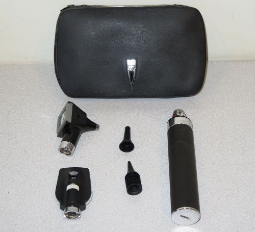 Welch Allyn 3.5v Otoscope &amp; Ophthalmoscope Diagnostic Kit - Black - 25000 11600