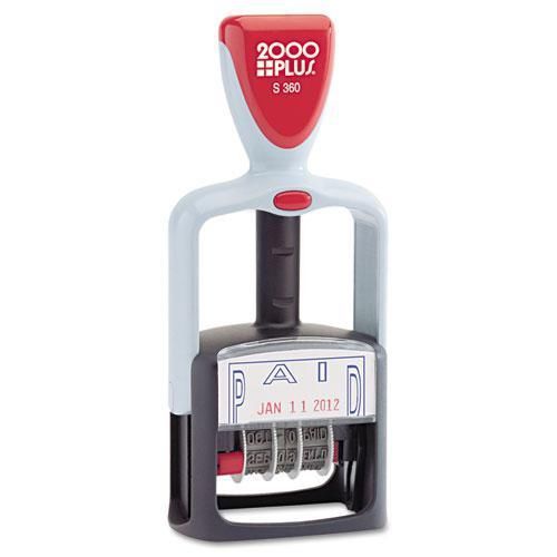 NEW COSCO 011033 2000 PLUS Two-Color Word Dater, &#034;Paid,&#034; Self-Inking
