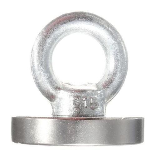 Powerful Strong Disc Rare Earth Permanent NdFeB Magnet D40x5mm + eyebolt ring
