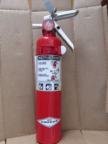 Amerex b417t fire extinguisher, dry chemical, 1a:10b:c, 2.5 lb, rechargeable for sale