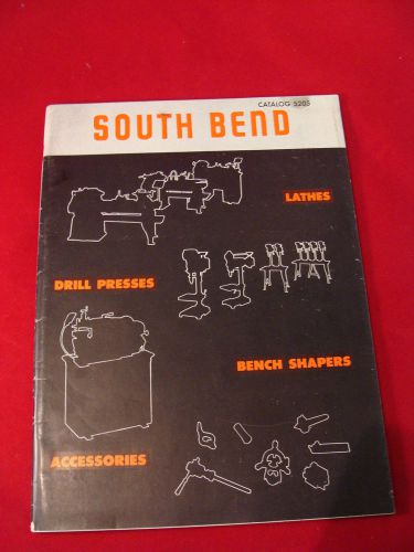 Vintage south bend lathe works catalog 5205 drill press bench shaper for sale