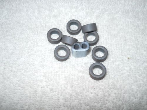 9) ferrite cores, 0.50&#034; od, 0.30&#034; id, 0.250&#034; high- for winding chokes or emi for sale