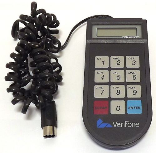 VeriFone 1000 Pinpad Credit Card Terminal POS Pin Pad w/ 6ft. Cable / Warranty