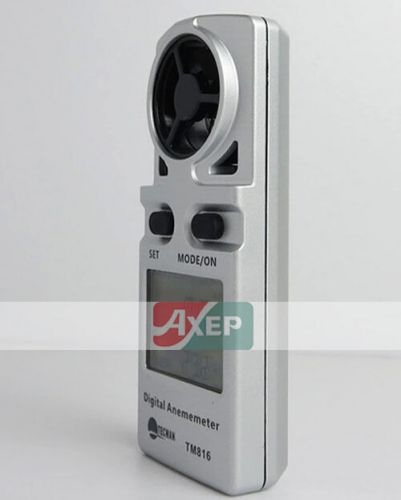 Air flow anemometer tecman tm816 digital air flow anemometer 0.3~30m/s for sale