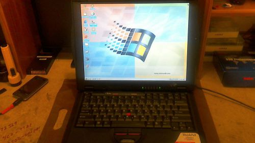 IBM Thinkpad iSeries model 1472 Win98SE/MS-DOS with DVD, Floppy and AC adapter