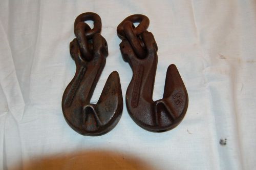Pair of Weissalloy 1/2&#034; Grab Hooks Made in Italy 13-8