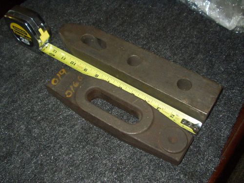 Vulcan hold down clamp no.sc 59 forged and one unknown 1 1/2&#034;x 2 1/2&#034; x 12&#034; for sale