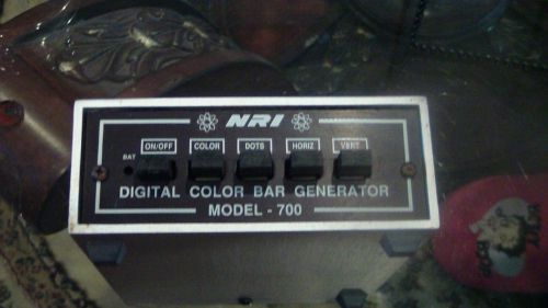 NRI Digital Color Bar Generator - Model 700