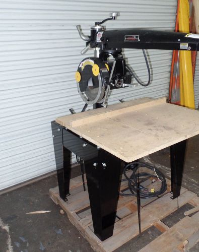 Original radial arm saw model 3512 01 12&#034; with 2 hp single phase for sale