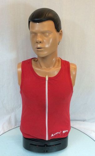 Ambu man cpr training manikin / dummy with carrying case for sale