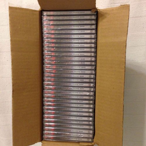 WHOLESALE LOT OF 30 NEW CD&#039;S - TEXAS LOVES ITS NEW COUNTRY MUSIC