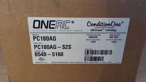 ONEAC PC120AG. ONE GROUND POWER CONDITIONER 1 (PC120AG-S2S)