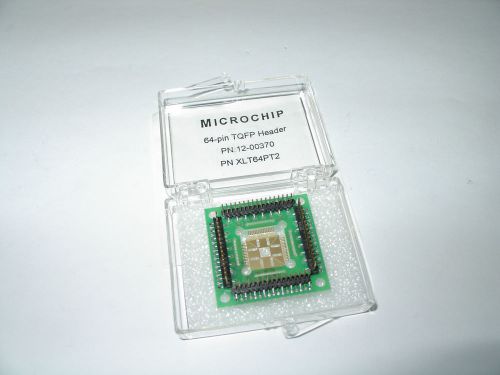 MICROCHIP MPLAB ICE 2000 64 PIN TQFP HEADER XLT64PT2 DEVELOPMENT SYSTEM BOARD
