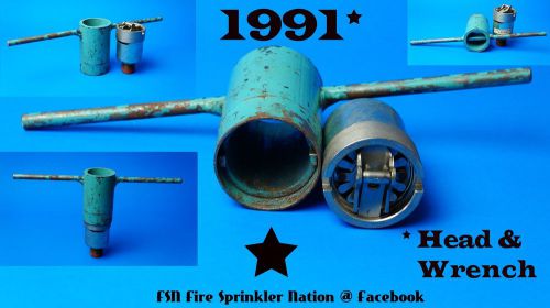 1991 Star Institutional Fire Sprinkler Head &amp; Sprinkler Wrench Combo Set