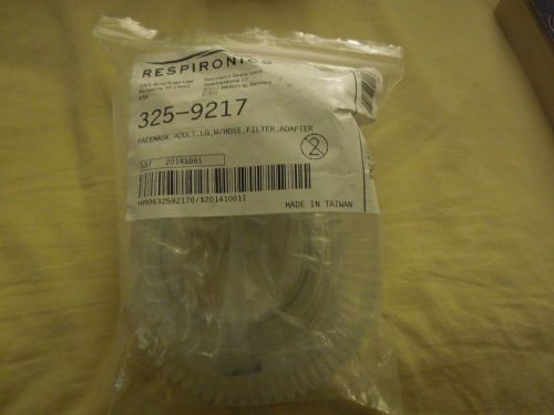 Respironics Cough Assist Adult Facemask, Hose, Filter and Adapter