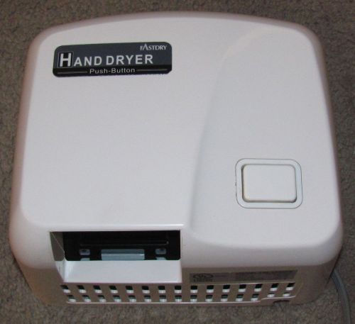 FASTDRY Push Button Hand Dryer HK1800PS 110V/120V