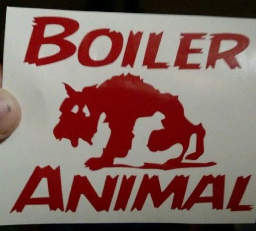 Construction Decals boiler animal. Hard hat stickers.