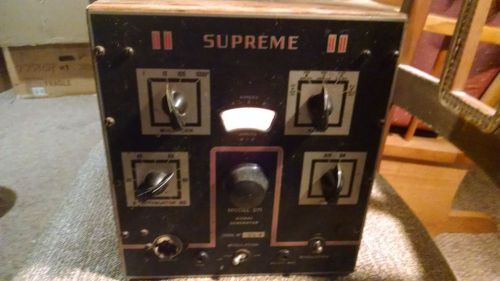 Vintage Supreme model 571 signal generator engineer test equipment