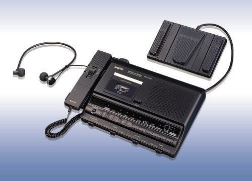 Sanyo TRC-6400 Desktop Microcassette Recorder/Transcriber