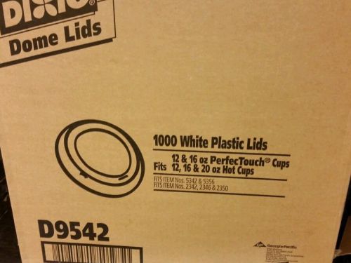 Dixie Plastic Dome Lids, (DIX D9542)