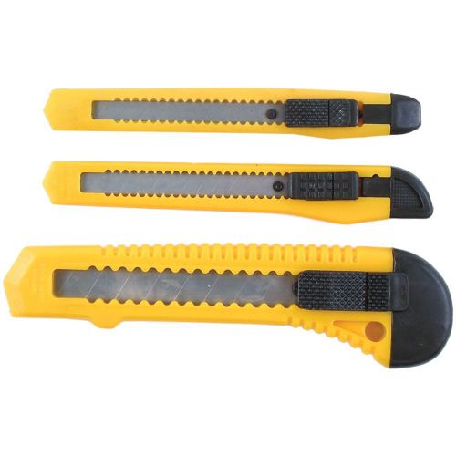 Brand new - shoptek 20570/50073 3-piece break-off utility knife set for sale