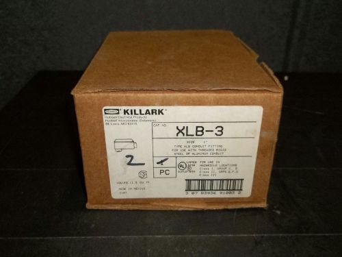 Hubbell Killark XLB-3, 1&#034; Type XLB Conduit, Hazardous Locations, x2 a Box