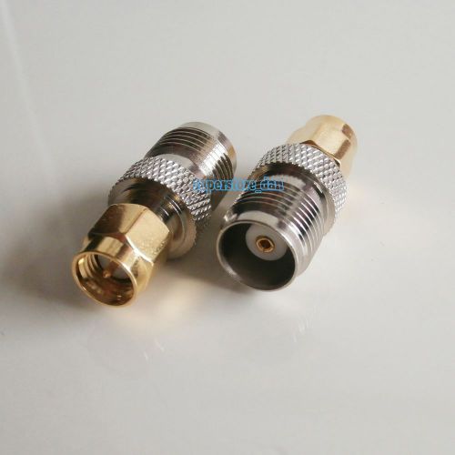 10pcs tnc female jack to sma male plug rf coaxial adapter connector for sale