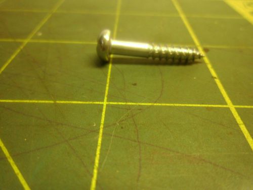 Wood screw #6 round head phillips diameter .135 length 1 inch (qty 69) #j54424 for sale