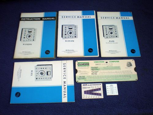 MB Electronics N575/576, 572, &amp; 670 instruction, service manuals, Vibration comp