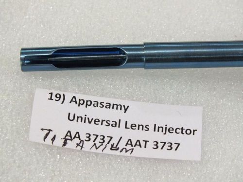 Opthalmic Appasamy Universal Lens Injector Titanium AA 3750 / AAT 3750