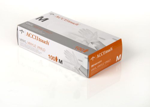 Medline Small Accutouch Powder Free and Latex Free Synthetic Exam Gloves