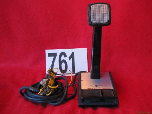 Shure ge controlled magnetic mic ~ ham radio desk microphone 19b209694p1 ~ #761 for sale