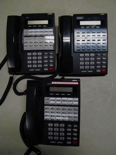 Small Lot of 3 NEC Office Phones