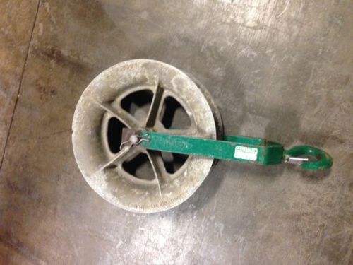 Used greenlee 8018 hanging sheave  18&#034; 8000# capacity for sale