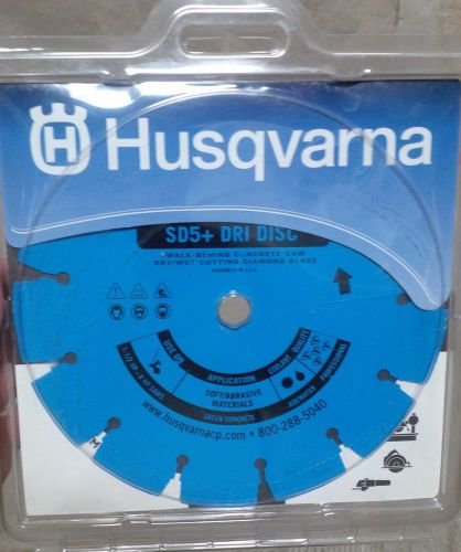 Husqvarna diamond blade 590376 sd5 8 inch dri disc premium segmented cutting new for sale