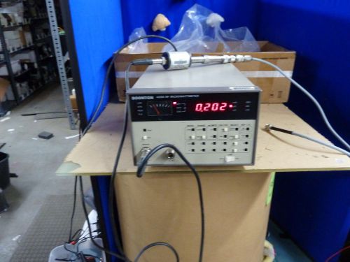 Boonton 4200 RF microwattmeter w/ 4200-6E power sensor &amp; narda 40168-30 (G0.5)