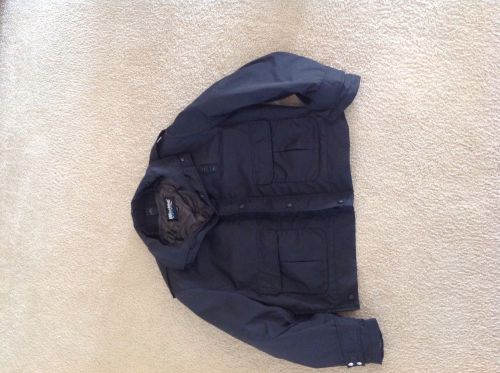 Blauer brand gore-tex cruiser jacket police sheriff security navy blue size xl for sale