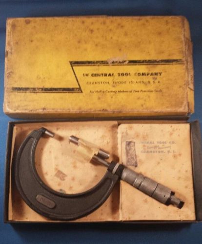 Vintage central tool company Micrometer 1 1/2 to 2 1/2  NR