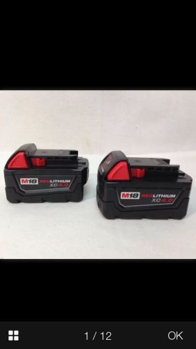Battery Baterie Milwaukee 18 Volt Ion Red Lithium 2015