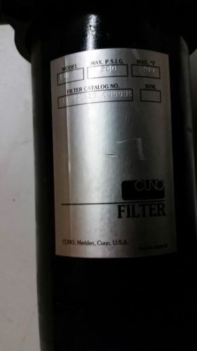 CUNO Filter Assembly EG 11076-29 400030 8&#034; long filter