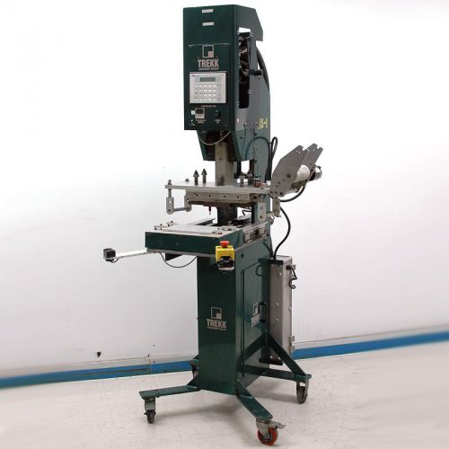 Trekk pneumatic hot foil stamping heat staking forming press for parts 1.5 tons for sale