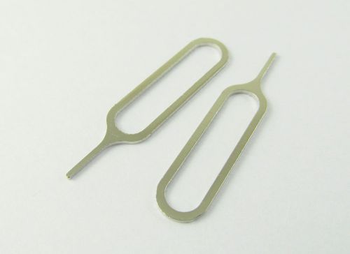 2x sim card tray opener removal ejector pin for iphone 4s 4 3g 3gs htc one x for sale