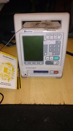 BAXTER  COLLEGUE INFUSION PUMP SINGLE CHANNEL