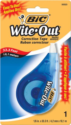 Bic Corporation Wite-Out Correction Tape Set of 6