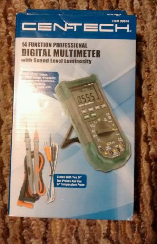 14 Function Professional Digital Multimeter with Sound Level and Luminosity