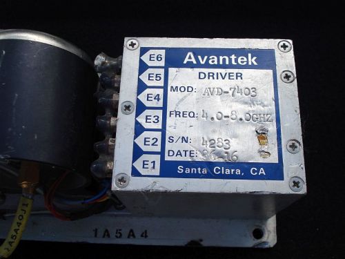 Avantek AVD-7403 Driver, Control Module and other parts
