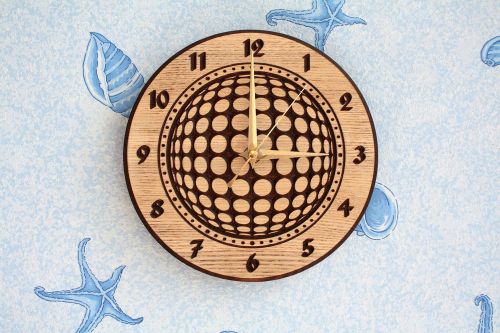 New Wall Clock Worlds  3d or engrave STL file - Model for CNC Router Machine