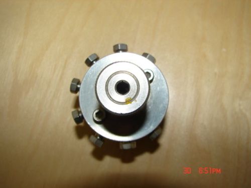 Stainless 10 Position Valve.  No Manu. Markings