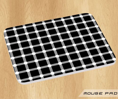 Optical Illusions On Anti-Slip Design Mousepad For Optical Laser Mouse New